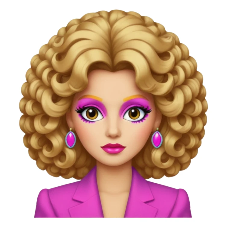 victoria female in 1980's sticker