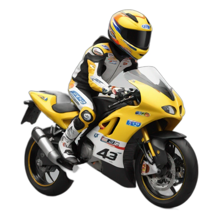 Moto carreras #33 sticker