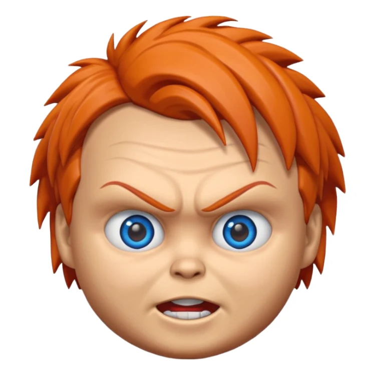 Un emojin de chuky sticker
