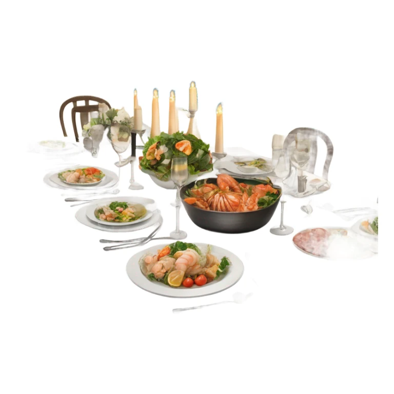 Beach Dinner sticker