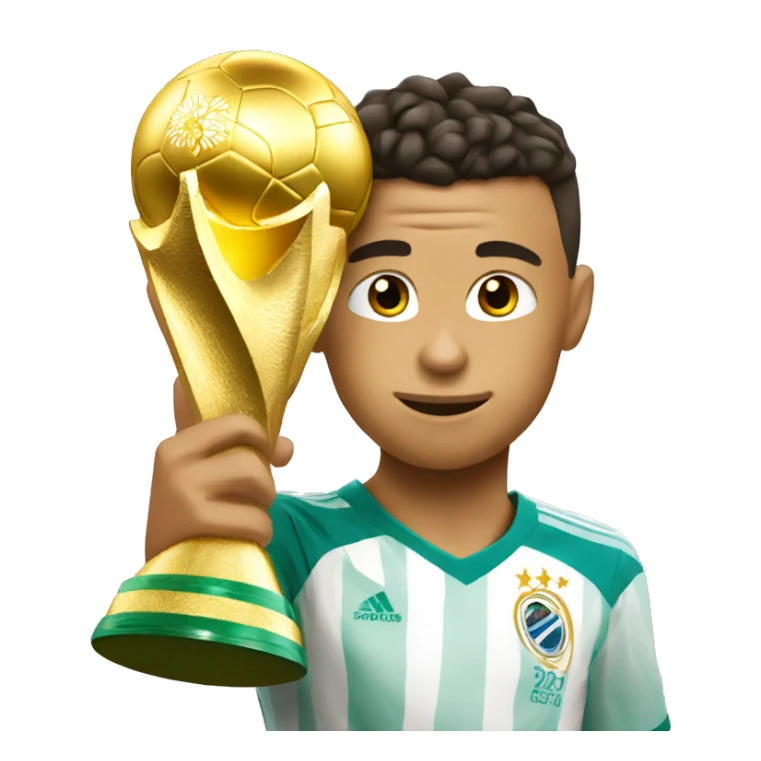 Ronaldo holding World Cup  sticker