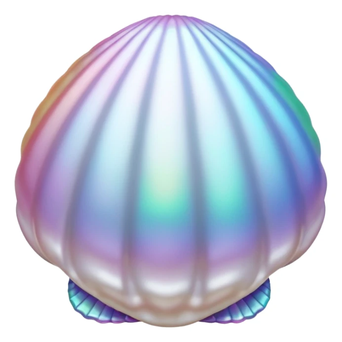 pearls in shell sticker