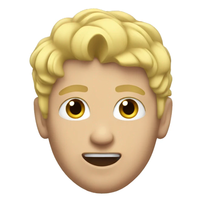 Blonde guy wrestling sticker