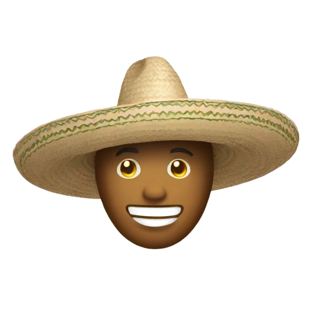 Mexican sombrero sticker