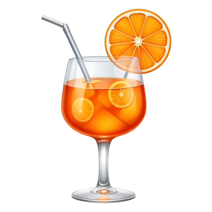 A little aperol drink very cute sticker