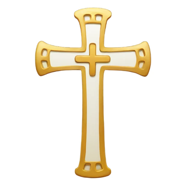 Orthodox cross  sticker