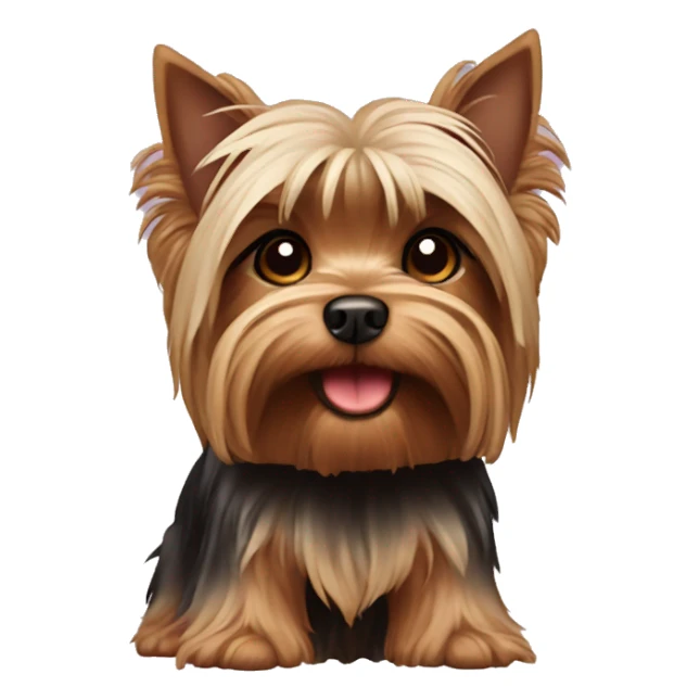 Yorkshire terrier chocolate sticker