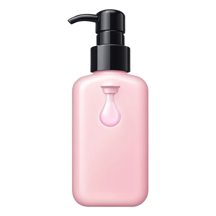 Aesthetic skincare light pink sticker