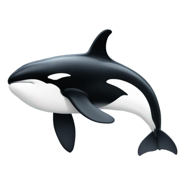 Orca whale sticker