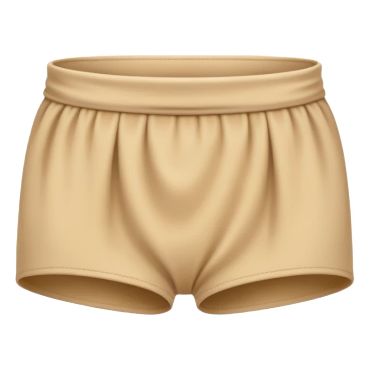 beige waist cloth sticker