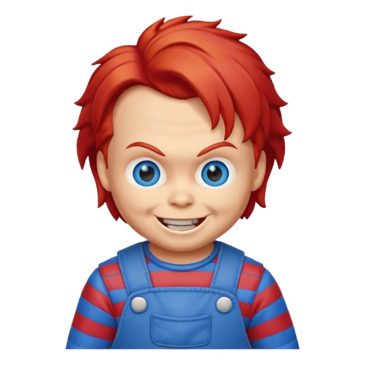 Un emojin de chuky sticker