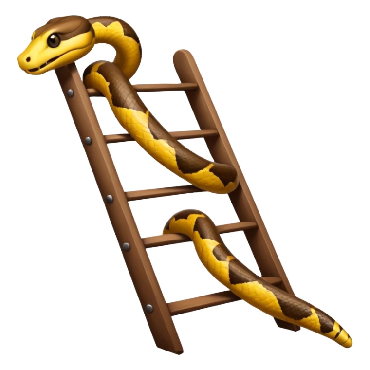 snake on a ladder sticker