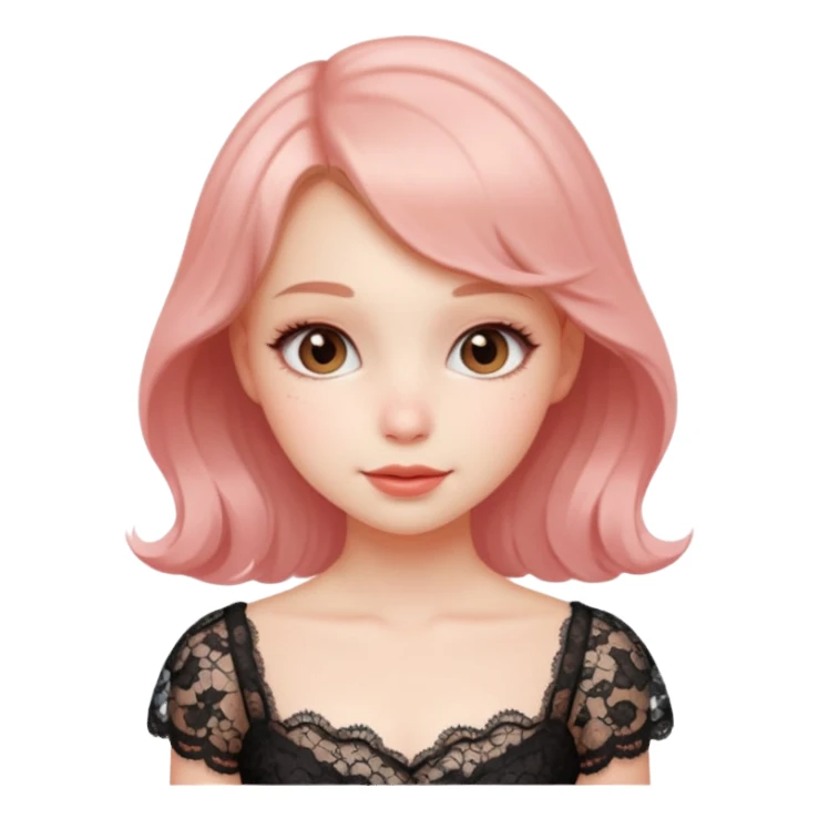 coquette girl sticker