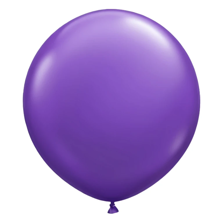 Purple balloon sticker