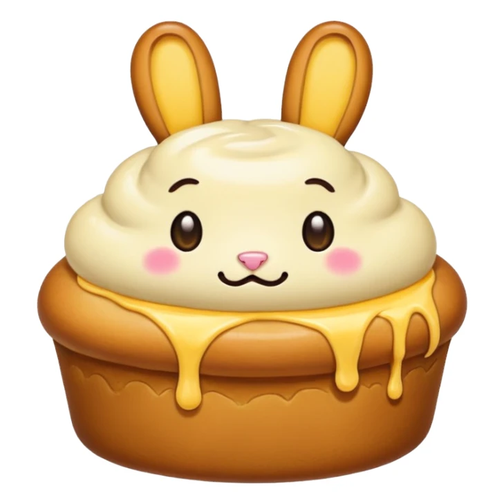 bun with butter sticker