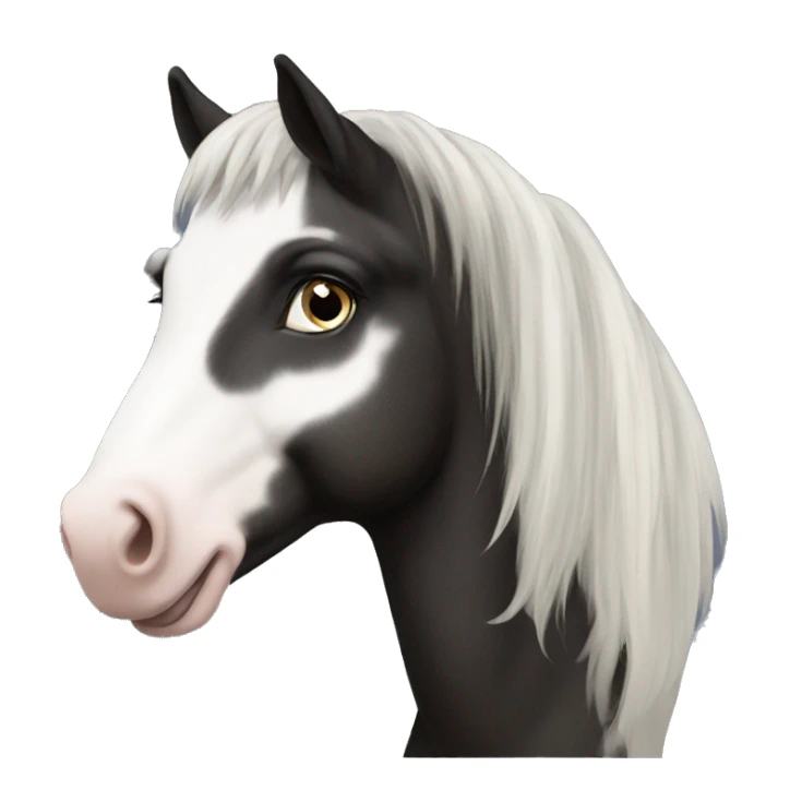 gypsy cob horse  sticker