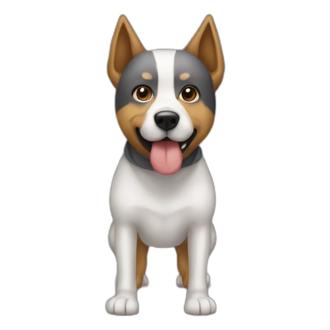 Chien avec un masque sticker