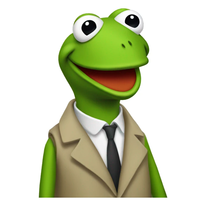 Kermit the Frog TV-Host sticker