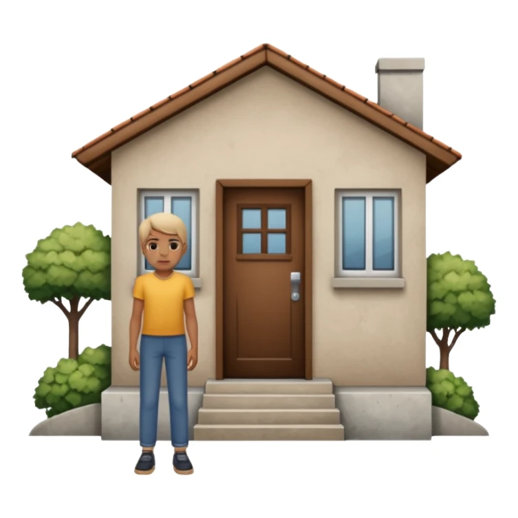 concrete personal house sticker