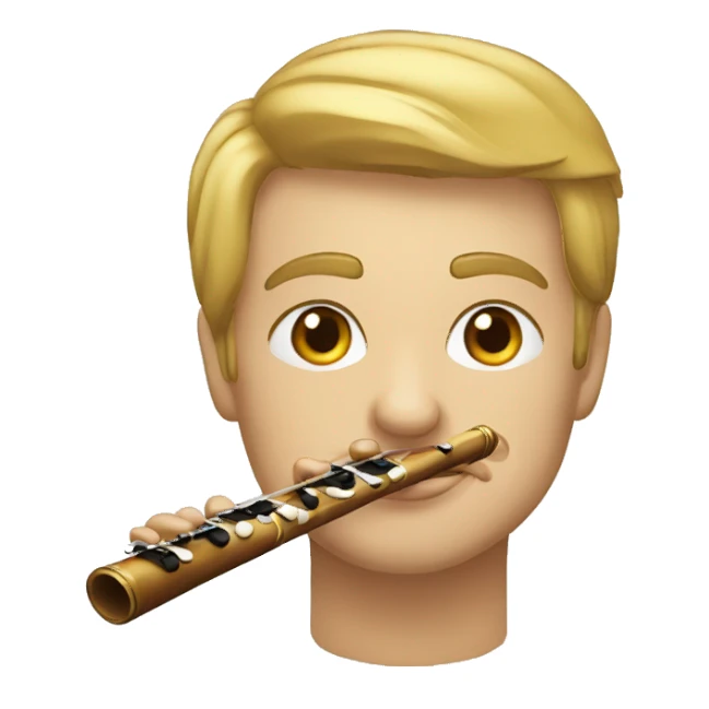 Jouer de la flute sticker