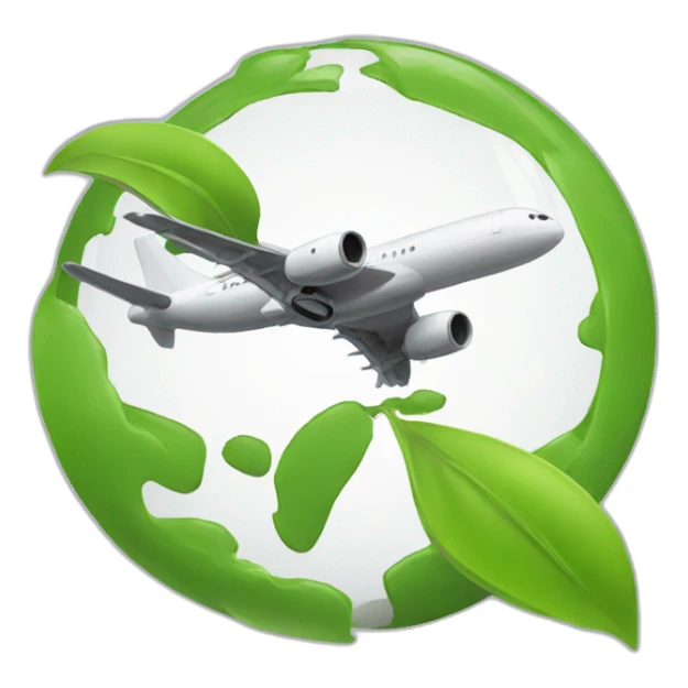 Sustainable aviation sticker