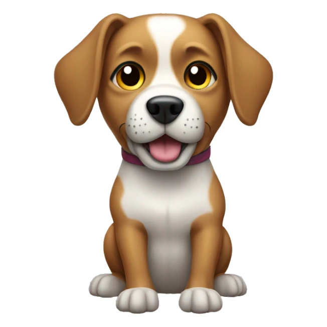 dog with human arms sticker