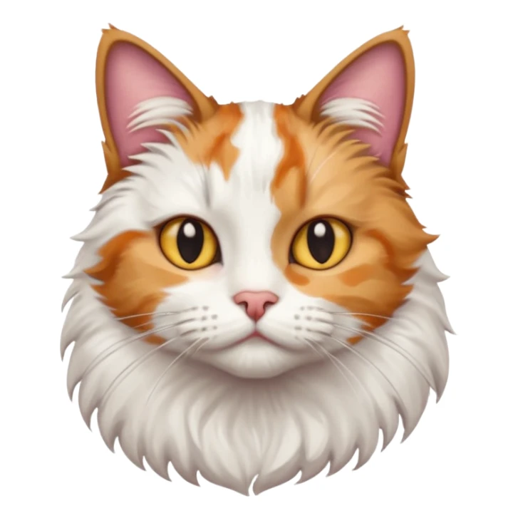 cat in white t-shirt sticker