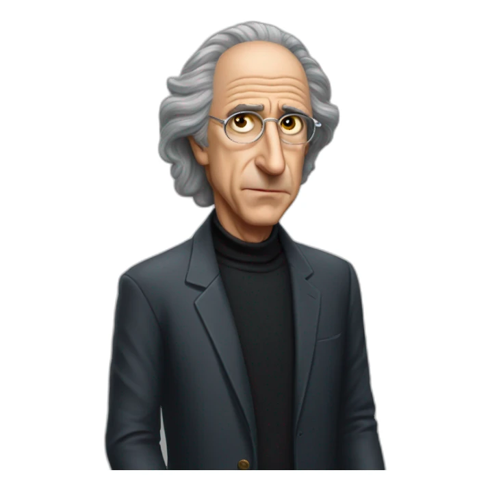 Evil Richard lewis Larry david sticker