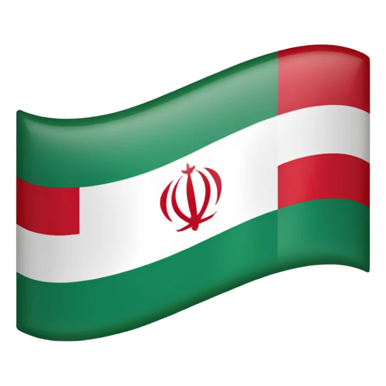 Iran flag but no sign sticker
