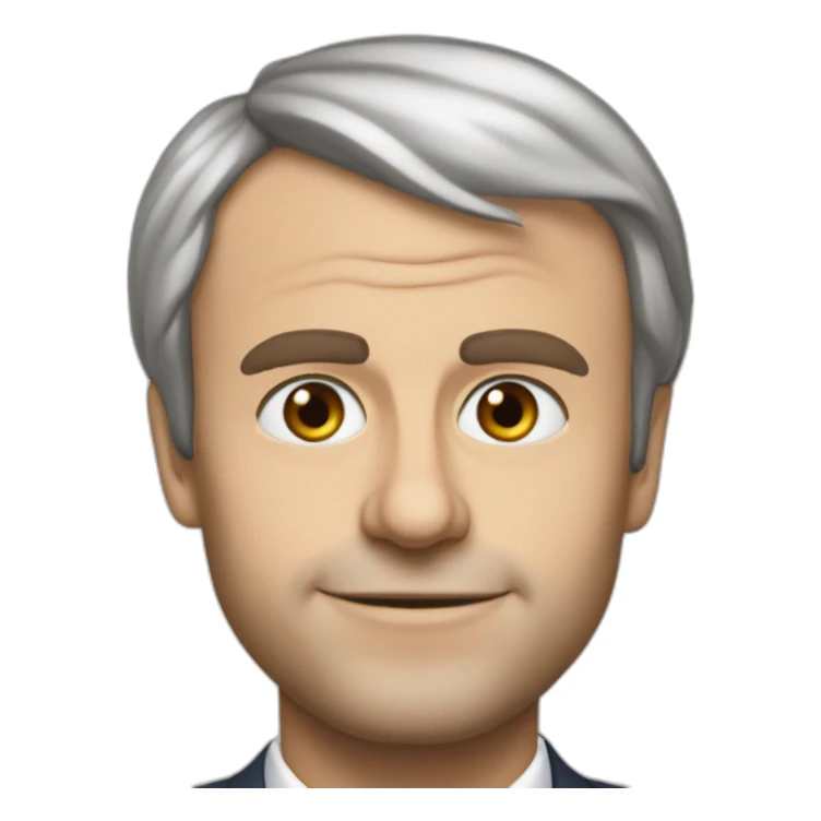 Emanuel Macron qui est pas content sticker