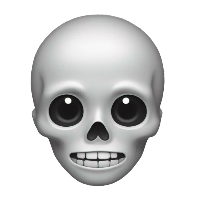un squelette realiste sticker