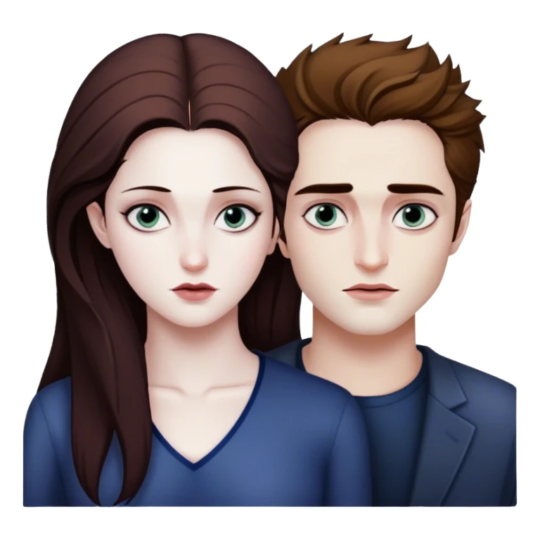 Twilight Edward Cullen and Bella Swan sticker