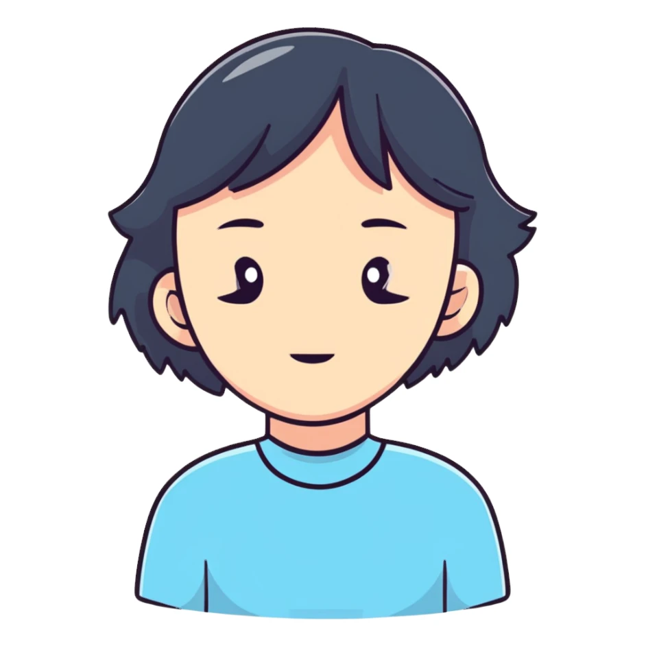 Chica cansada  sticker