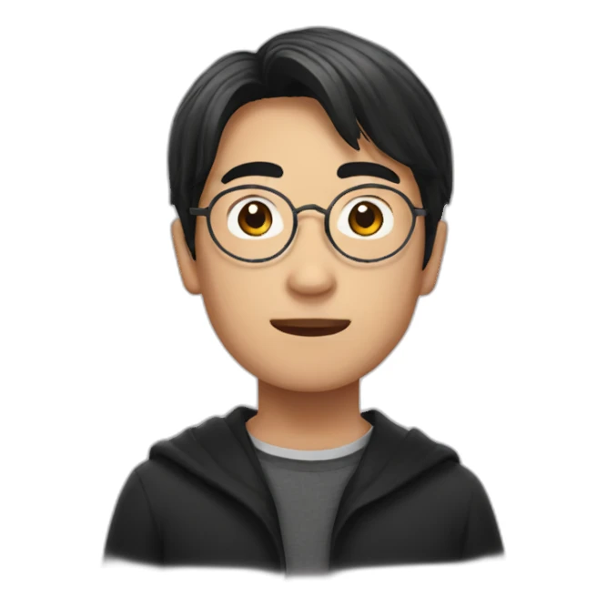 asian harry potter sticker