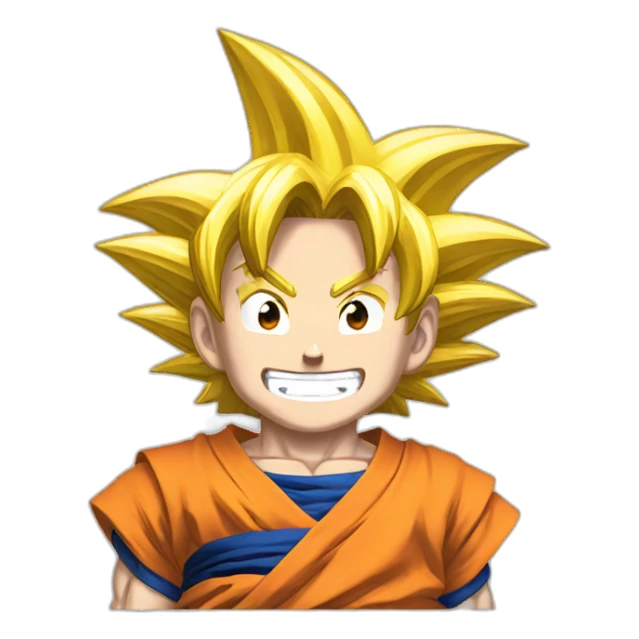 goku smile sticker