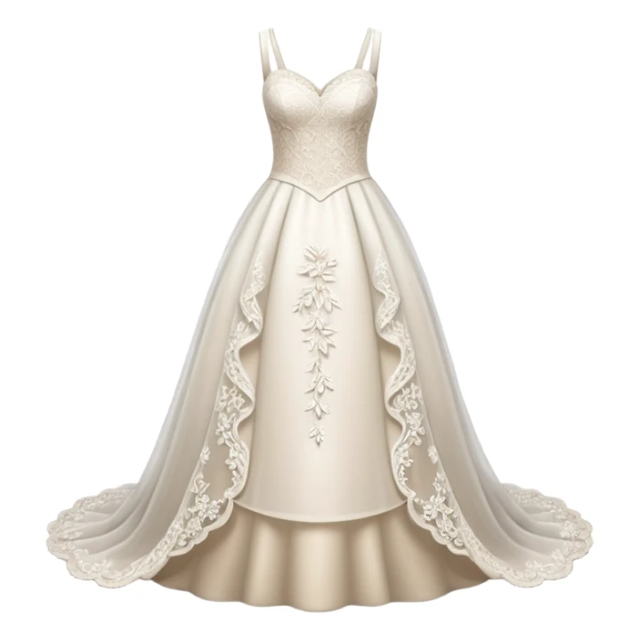 Lace wedding dress  sticker