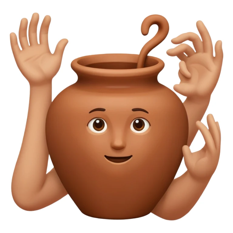 pottery gestures sticker