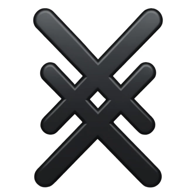 simbolo negado sticker