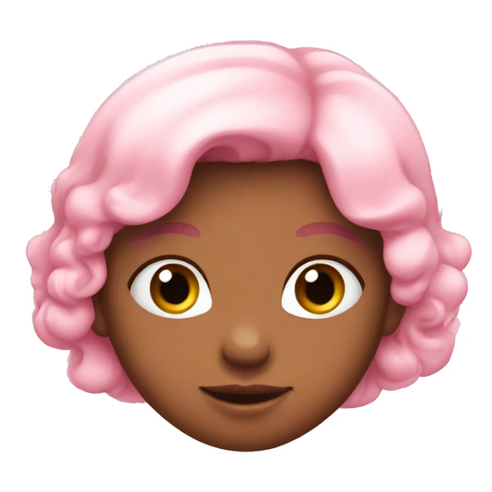 A regular baby pink heart sticker