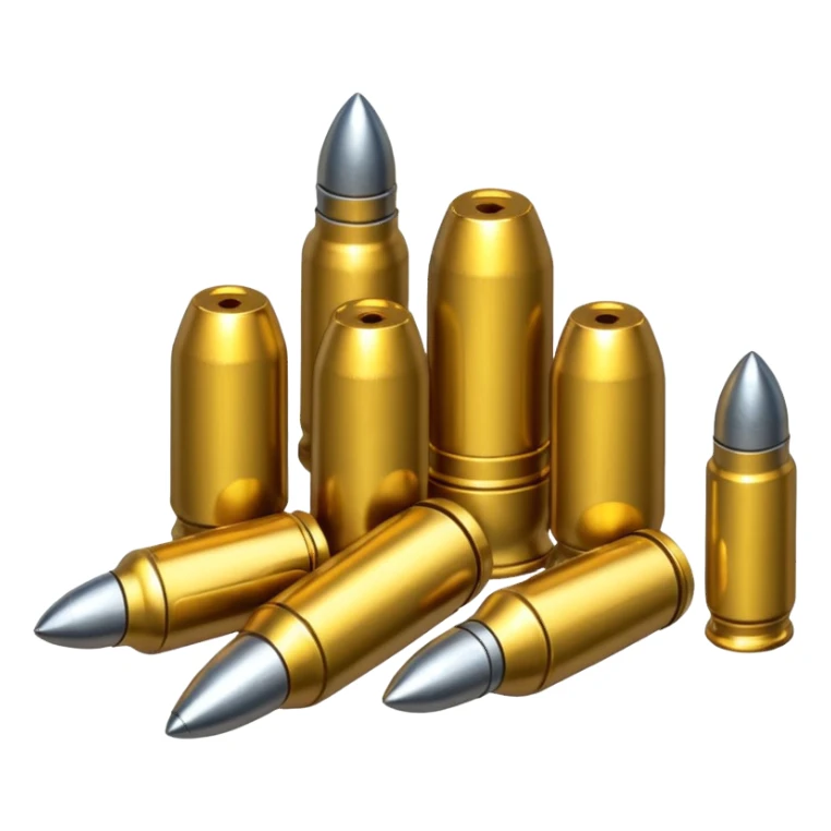Lots of wasted bullets sticker
