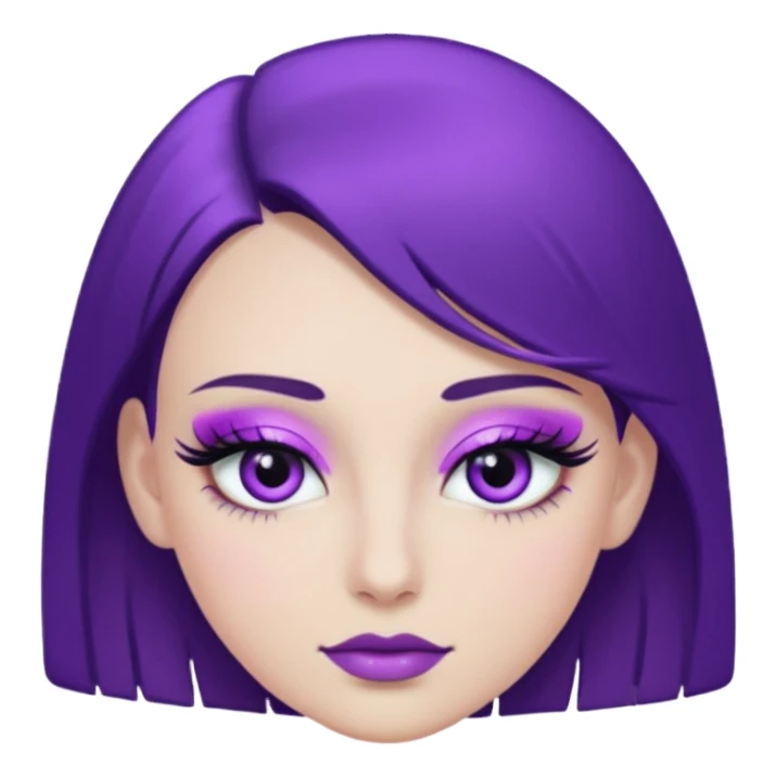 beauty purple sticker