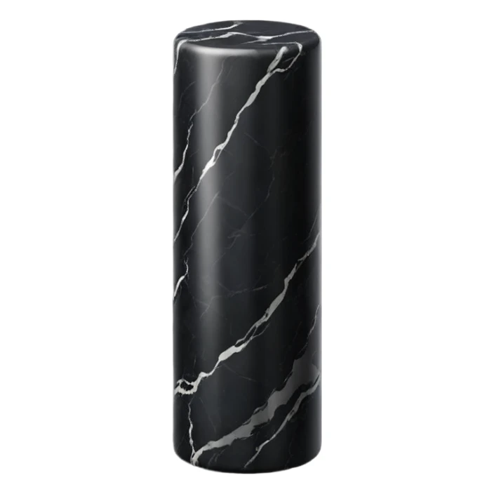 Black marble pillar  sticker