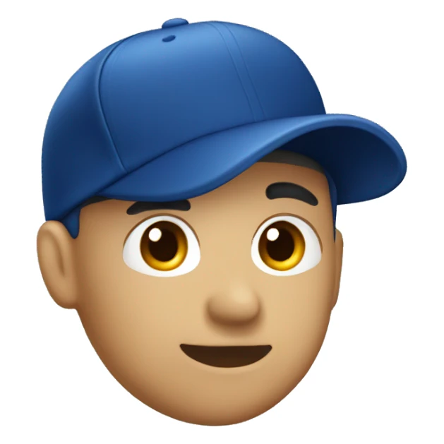 dark blue   cap sticker