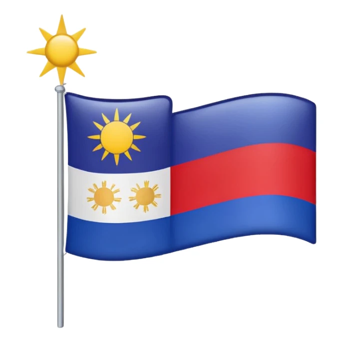 Filipino flag sticker