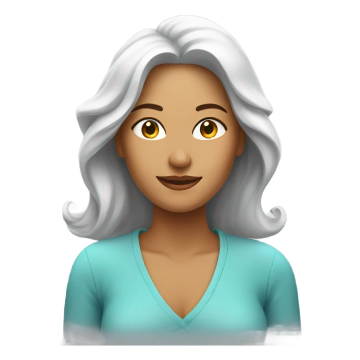 Relax withe woman  sticker