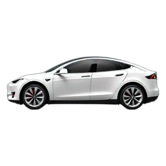 Tesla car crossed out sticker