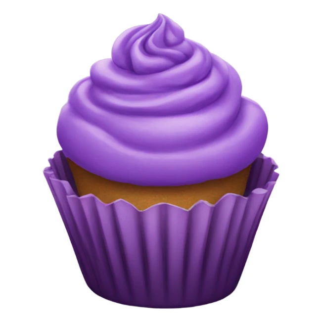 purple cupcake sticker