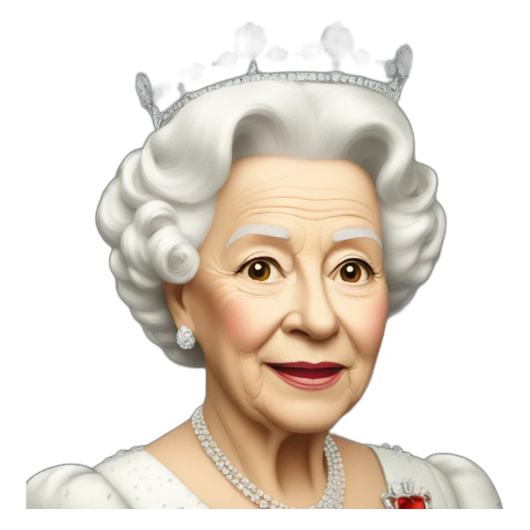 Queen Elisabeth  sticker