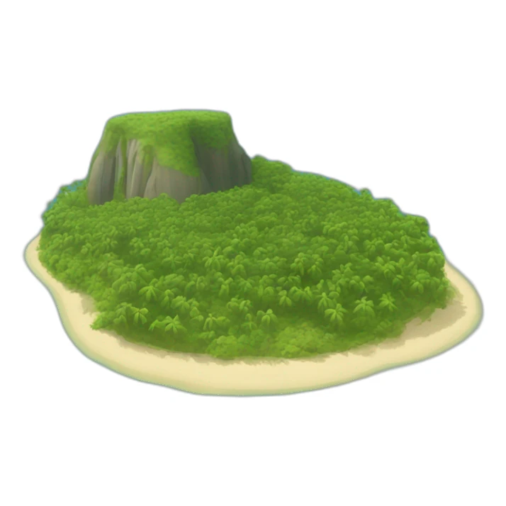 Île Maurice détaillé sticker