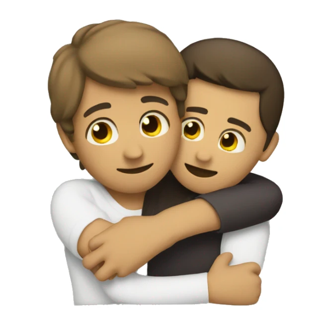 You hearts hugging sticker